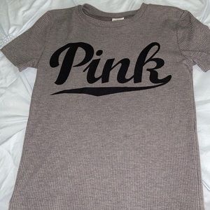Pink tight t shirt